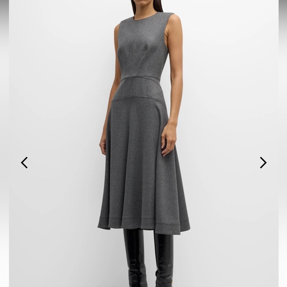 Veronica beard Karrigan Sleeveless A-Line Midi Dress - Picture 4 of 7